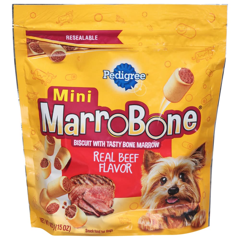 Pedigree Marrobone Real Beef Flavor Toy/Small Snacks For Dog (15 oz)