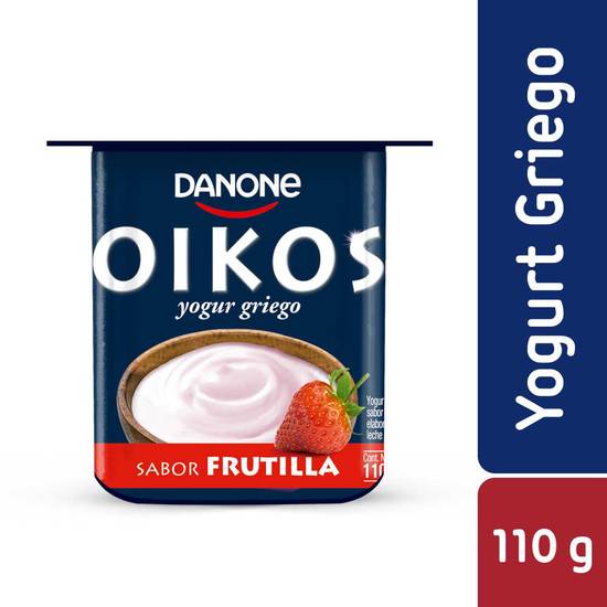 Danone yogur griego oikos sabor frutilla (110 g)