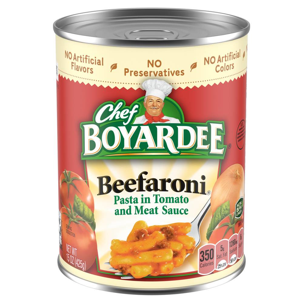 Chef Boyardee Beefaroni Pasta in Tomato & Meat Sauce (15 oz)