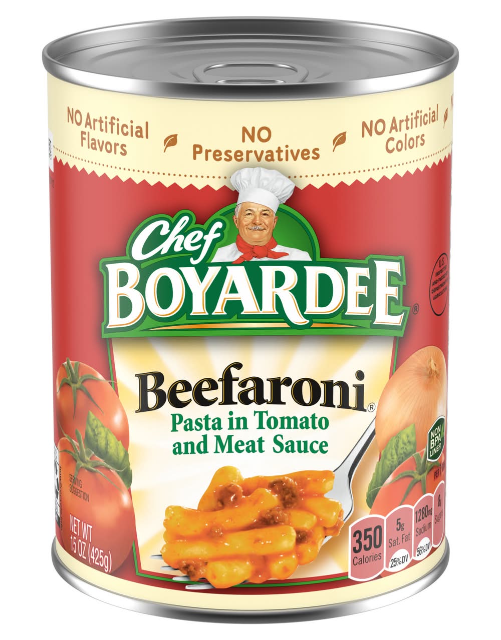 Chef Boyardee Beefaroni Pasta in Tomato & Meat Sauce (15 oz)