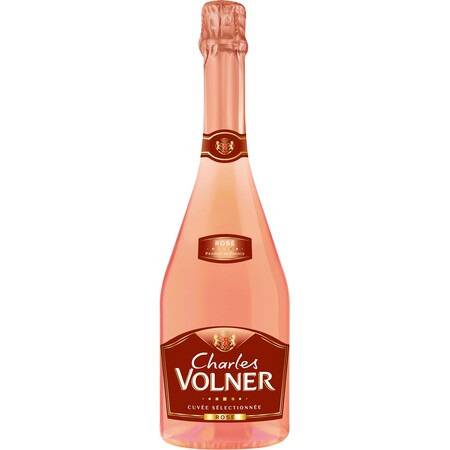 Vin Pétillant Mousseux Drut Rosé CHARLES VOLNER - la bouteille de 75cL