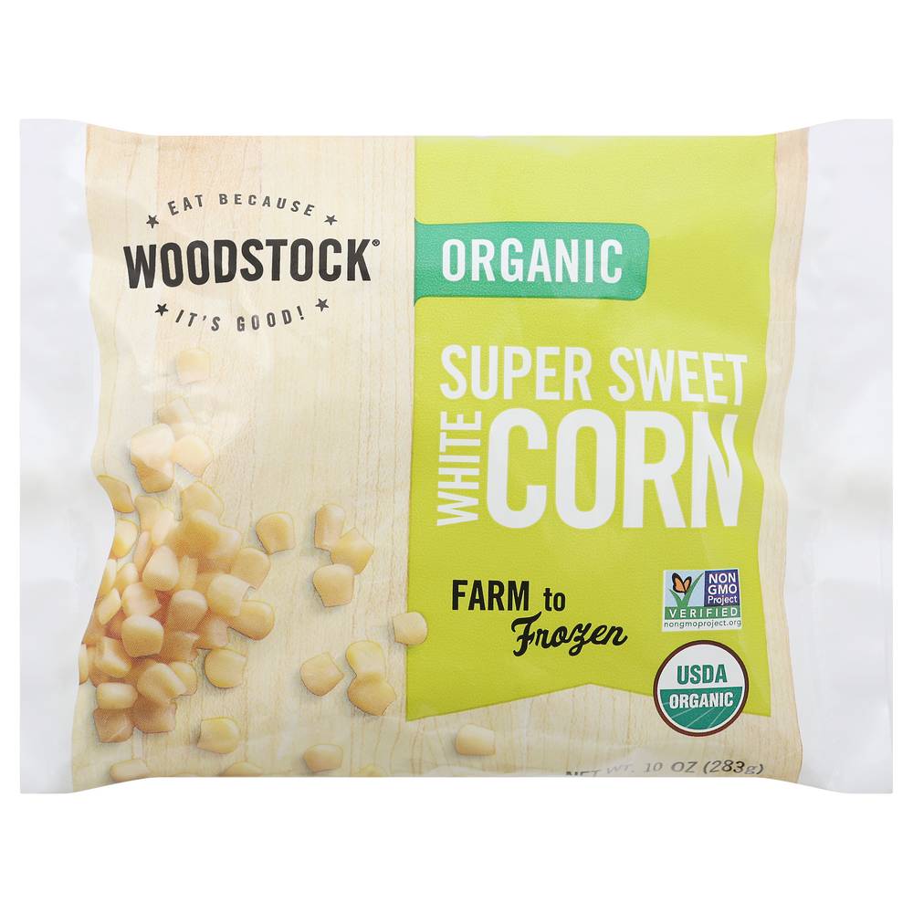 Woodstock Farms Organic Super Sweet White Corn (10 oz)