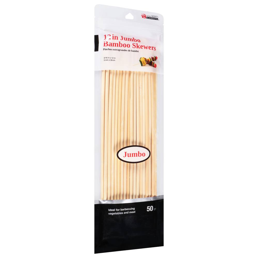 Culinary Elements Jumbo Bamboo Skewers (50 ct)