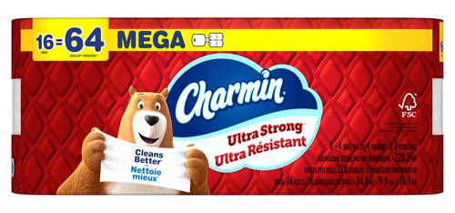 Charmin 2-Ply Ultra Strong Toilet Paper (16 ct)