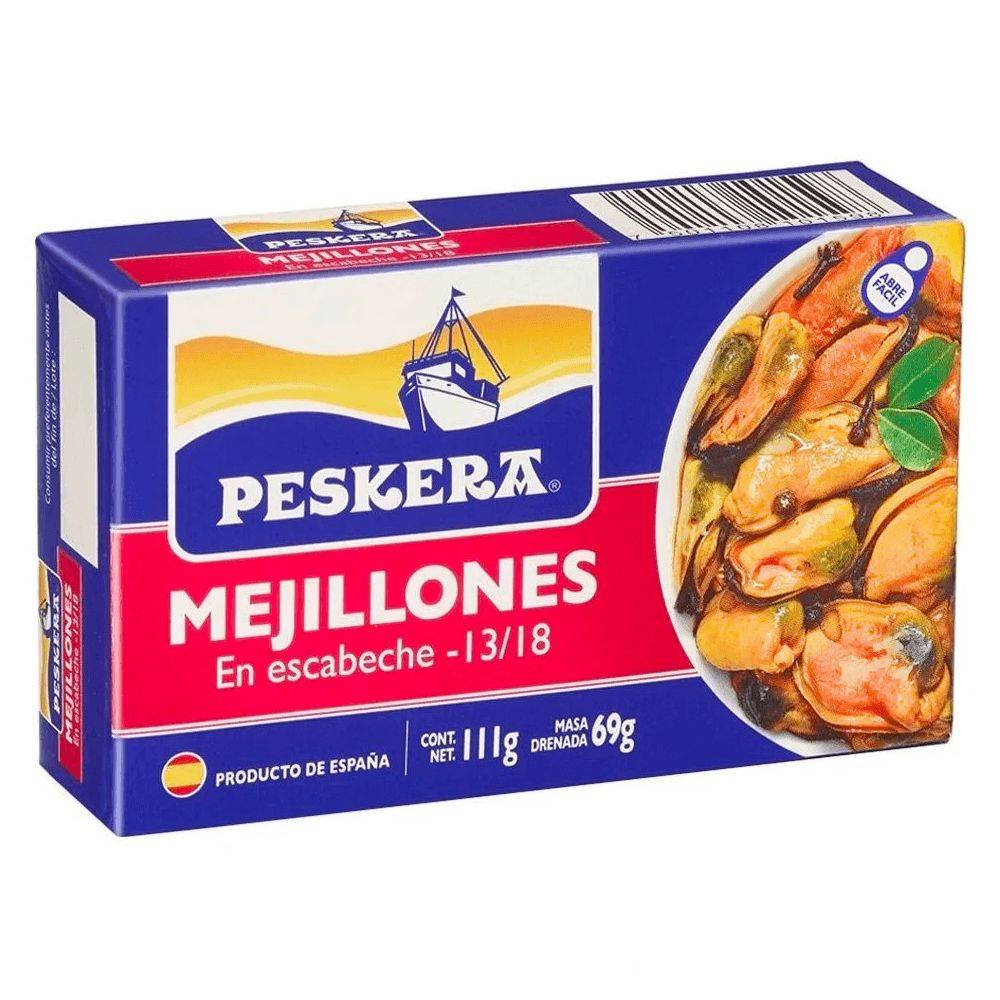 Peskera · Mejillones en escabeche (111 g)