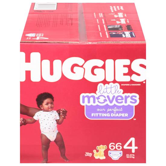 Huggies Disney Baby Little Movers Perfect Fitting Diapers Size 4 (66 ct)