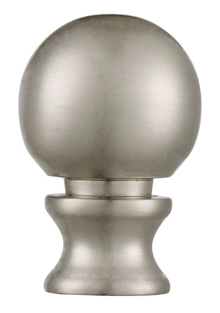 Commercial Electric Brushed Nickel Ball Lamp Finial