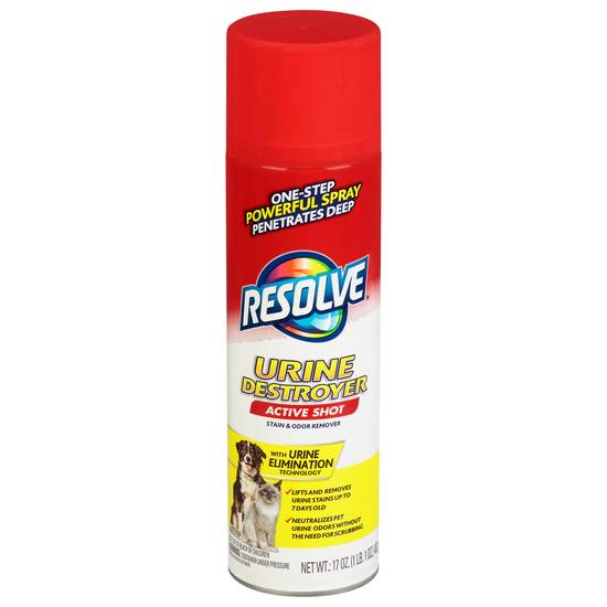 Resolve Urine Destroyer Active Shot Stain & Odor Remove