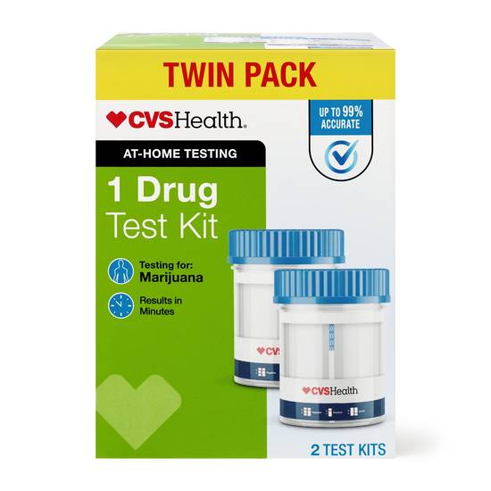 CVS Health Home Drug Test Kit, Marijuana, 2 Pack