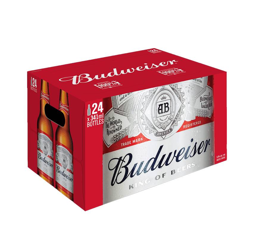 Budweiser  (24 Bottles, 341ml)