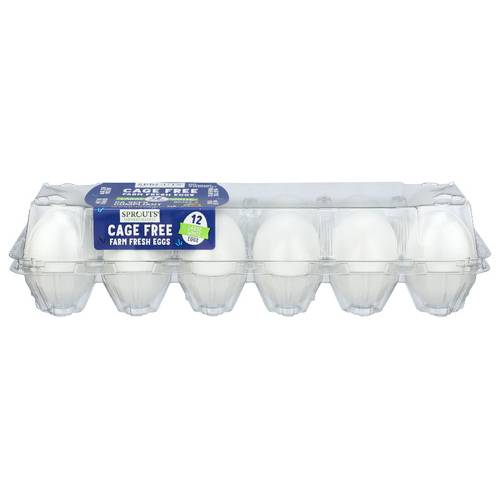 Sprouts Cage Free Large Grade AA White Eggs