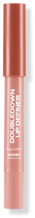 SACHEU DoubleDown Lip Definer 2-in-1 Liner and Balm Keep it Pink