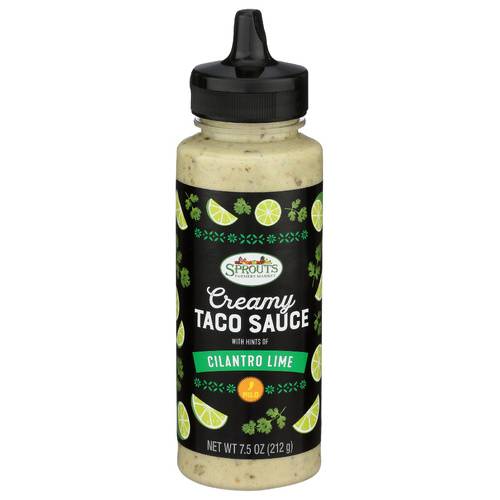 Sprouts Creamy Taco Sauce With Hints Of Cilantro Lime