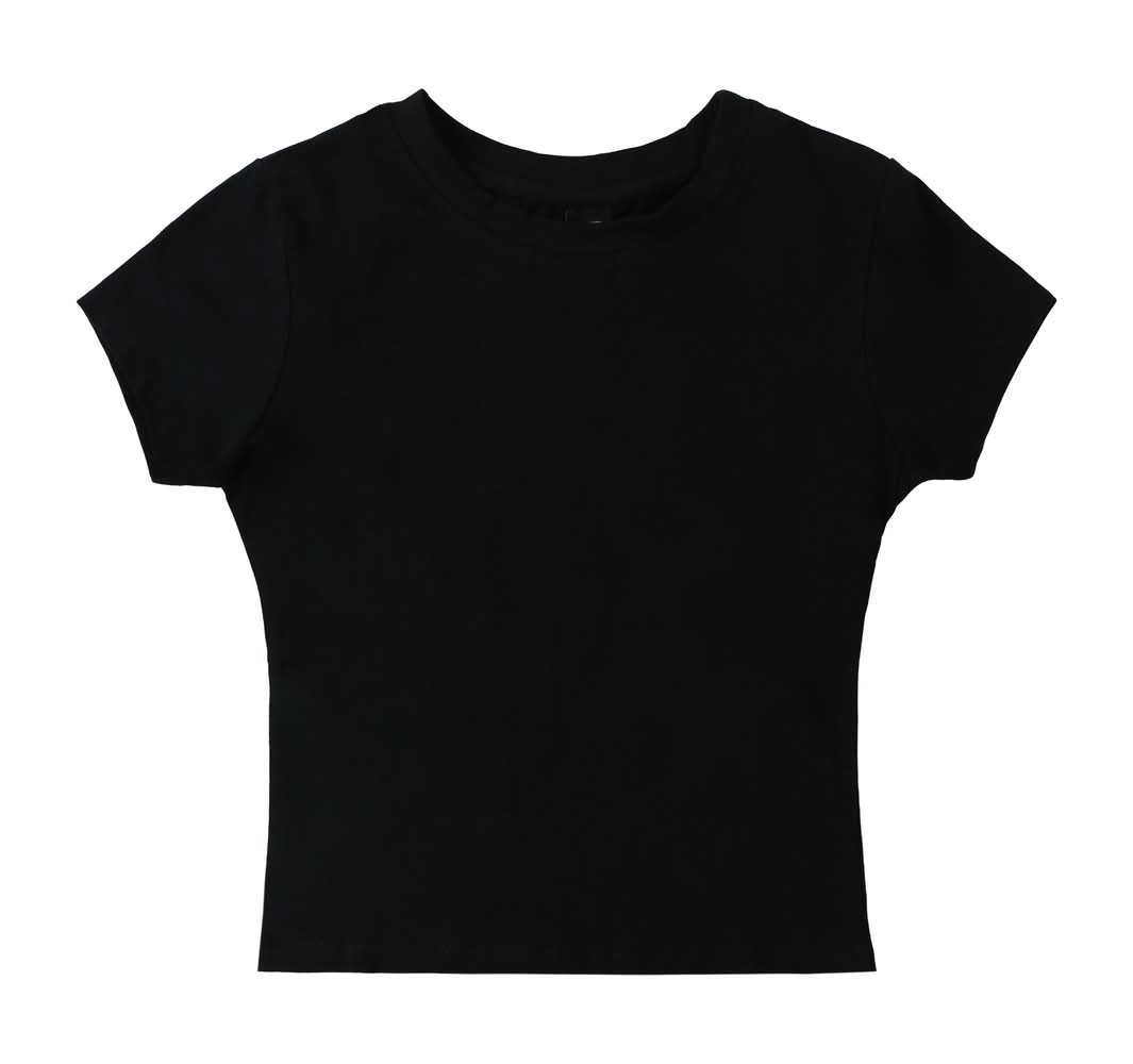 Juniors Cotton Tee Medium Black
