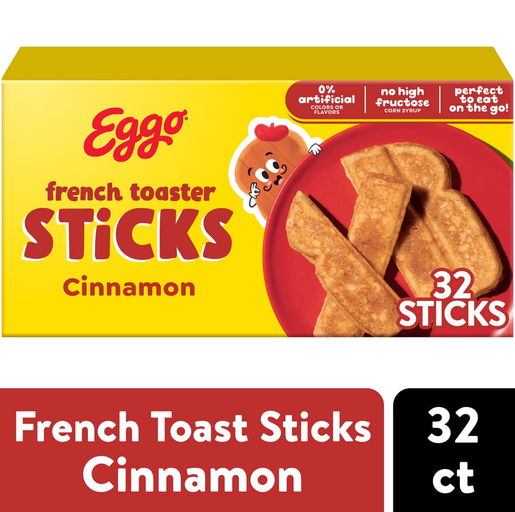 Eggo French Toaster Sticks, Cinnamon (12.7 oz, 32 ct)