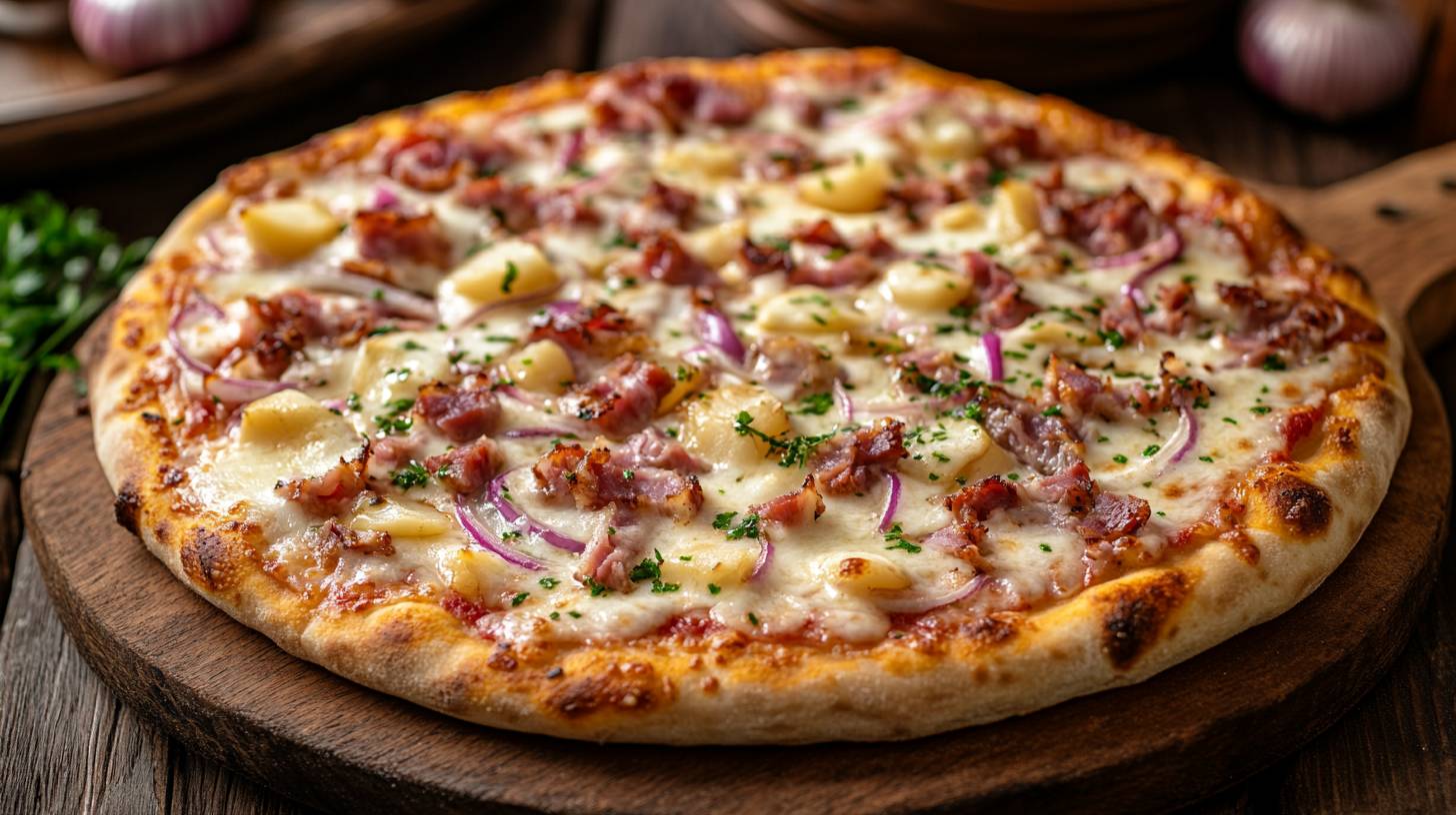 Pizza Milano 🍶 🥓  🥔