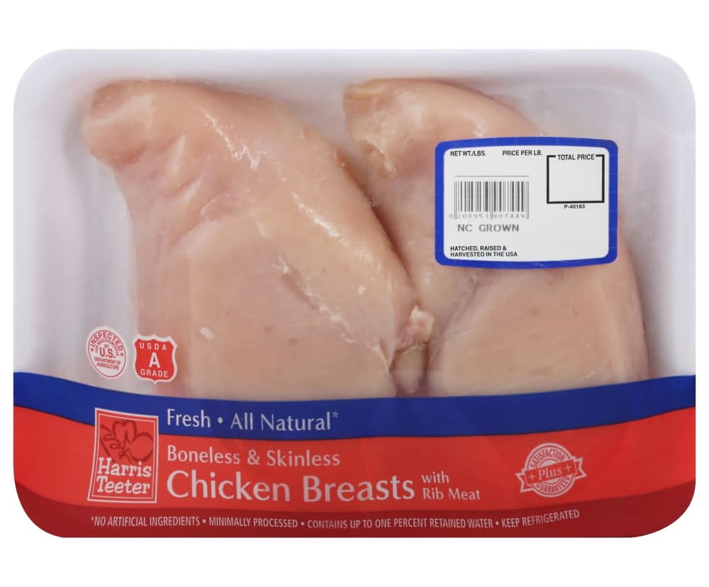 Harris Teeter Boneless Skinless Chicken Breasts Small Pack