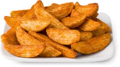 Deli Crinkle Cut Potato Wedges Hot - 0.50 Lb (Available After 10 Am)