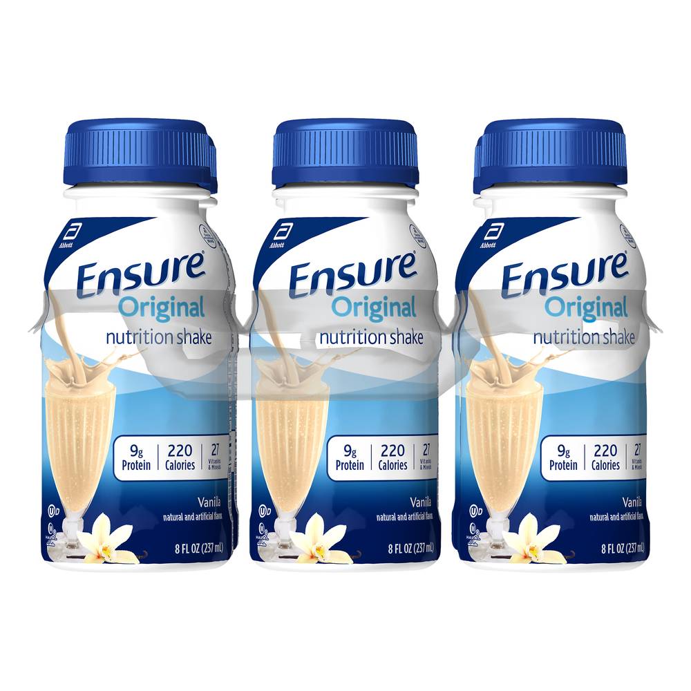 Ensure Original Vanilla Nutrition Shake (6 ct, 8 fl oz)