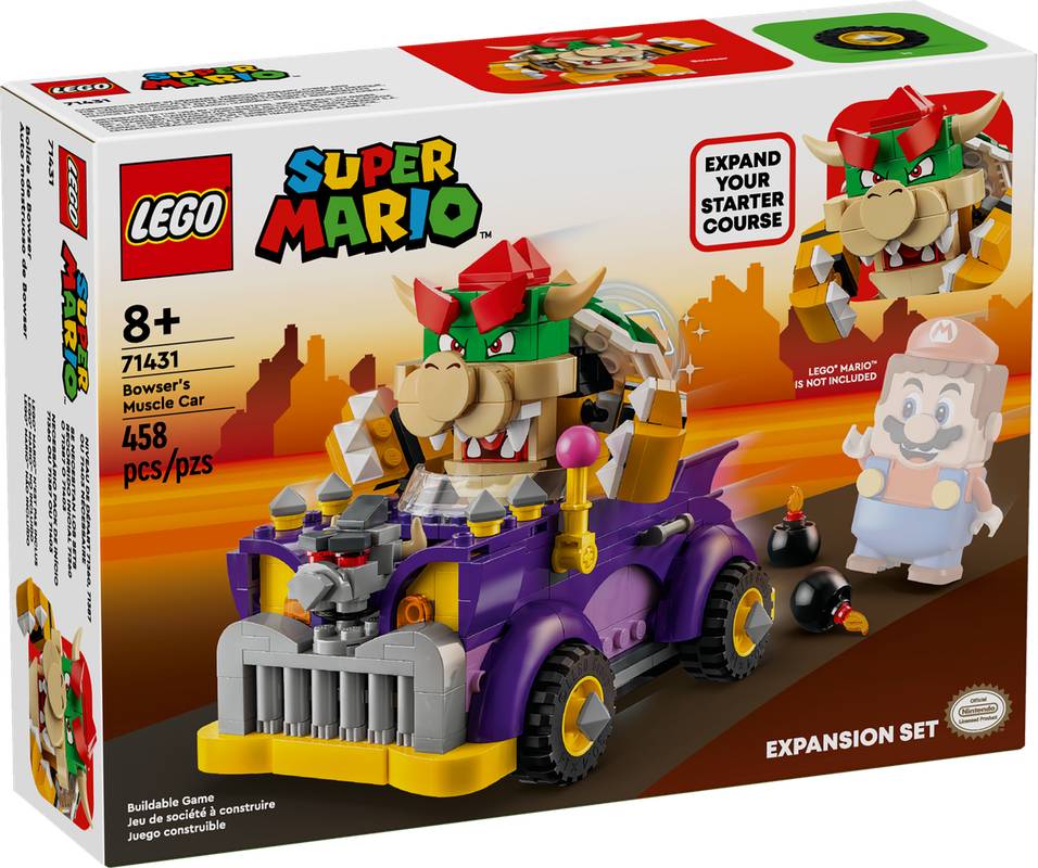 Lego super mario bowser's muscle car 71431