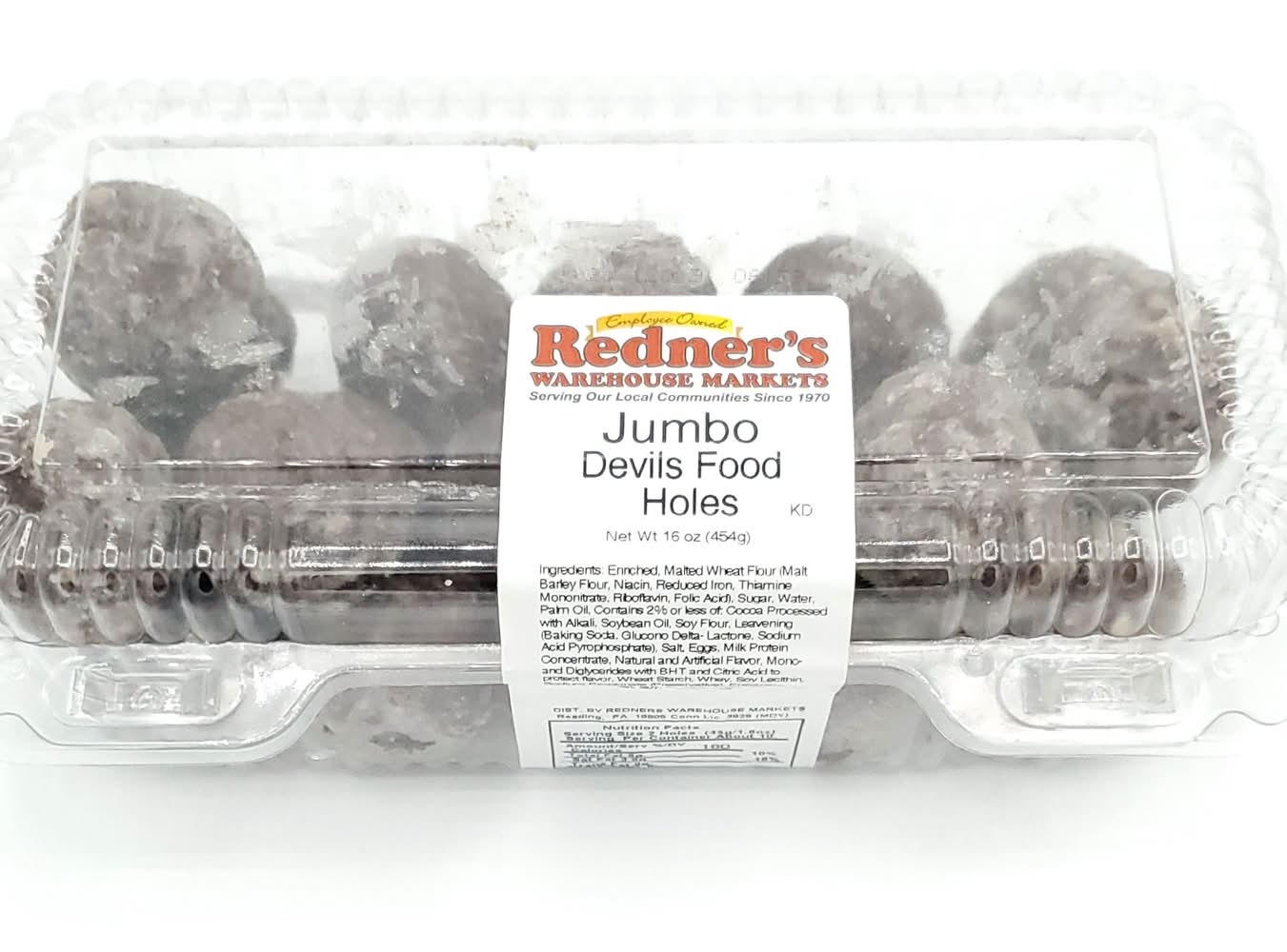 Redner's Jumbo Devils Food Holes (16 oz)