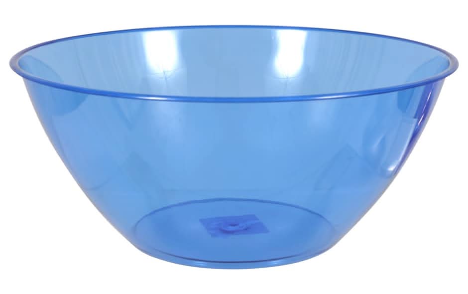 Caterer's Corner Plastic Bowl, 11.25 in, Bright Blue
