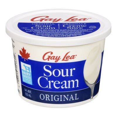 Gay lea crème sure originale 14 % (500 ml) - sour cream regular 14% (500 ml)