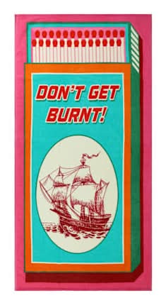 Printed Beach Towel Matchbox