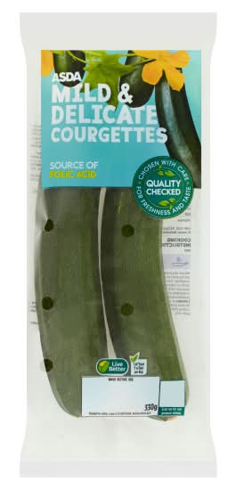 ASDA Mild & Delicate Courgettes (330g)