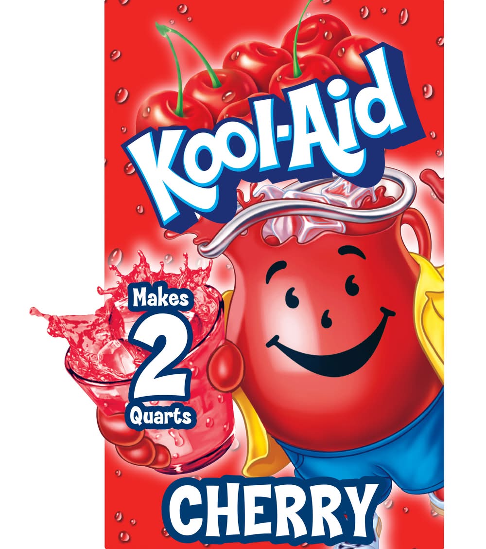 Kool-Aid Unsweetened Flavored Powdered Drink Mix, Cherry (0.13 oz)