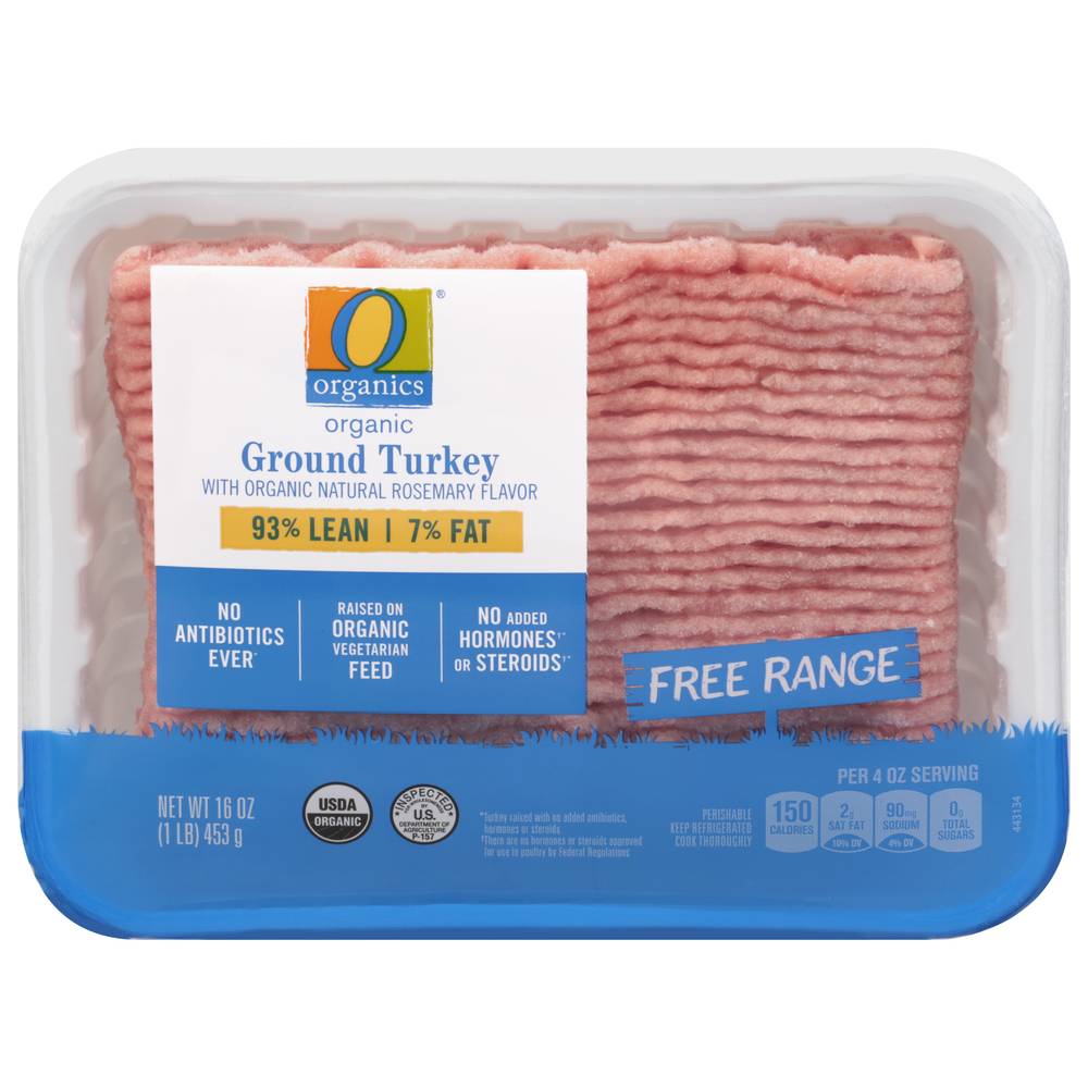 O Organics Free Range 93% Lean Ground Turkey