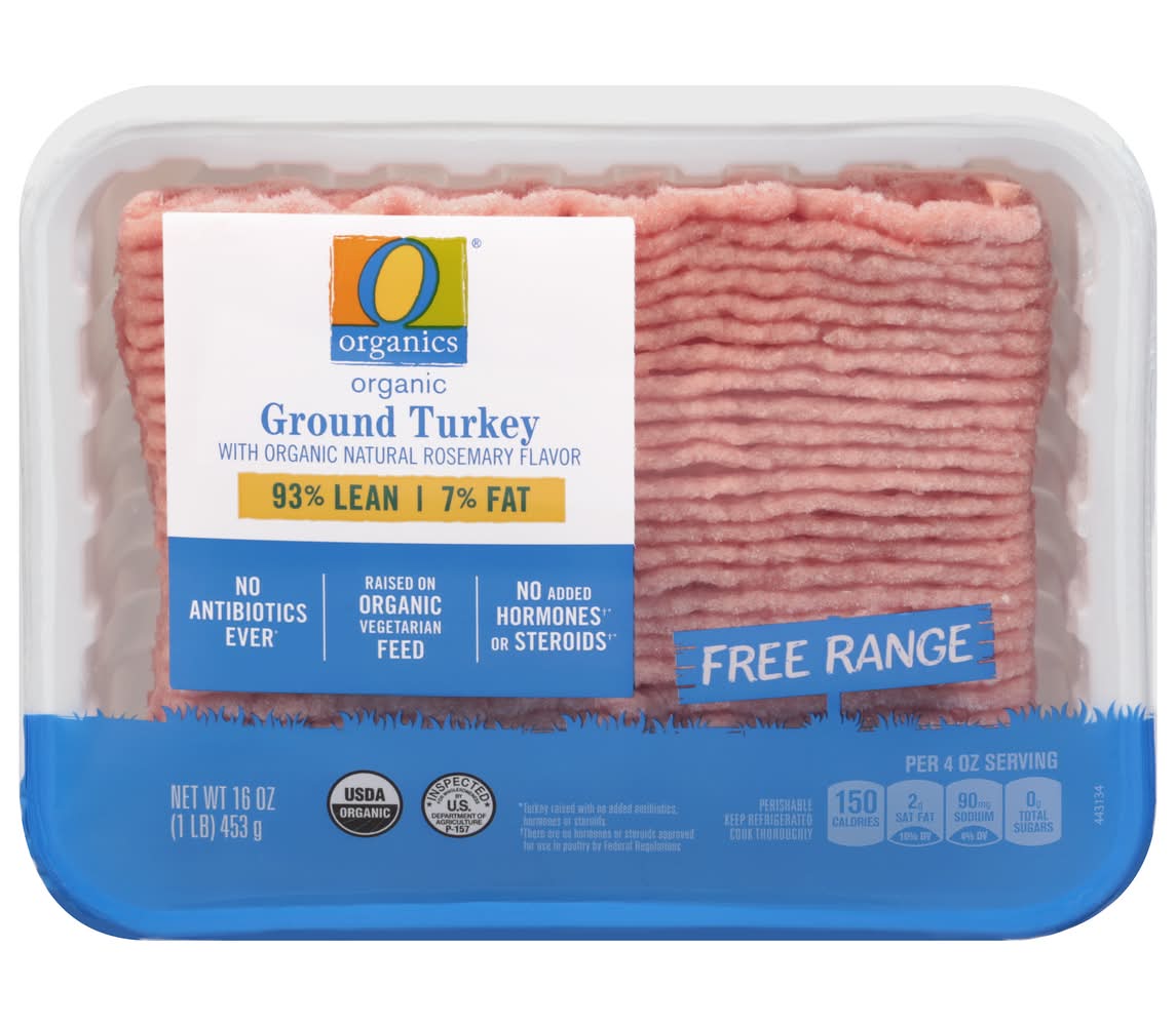 O Organics Free Range Ground Turkey (16 lbs)