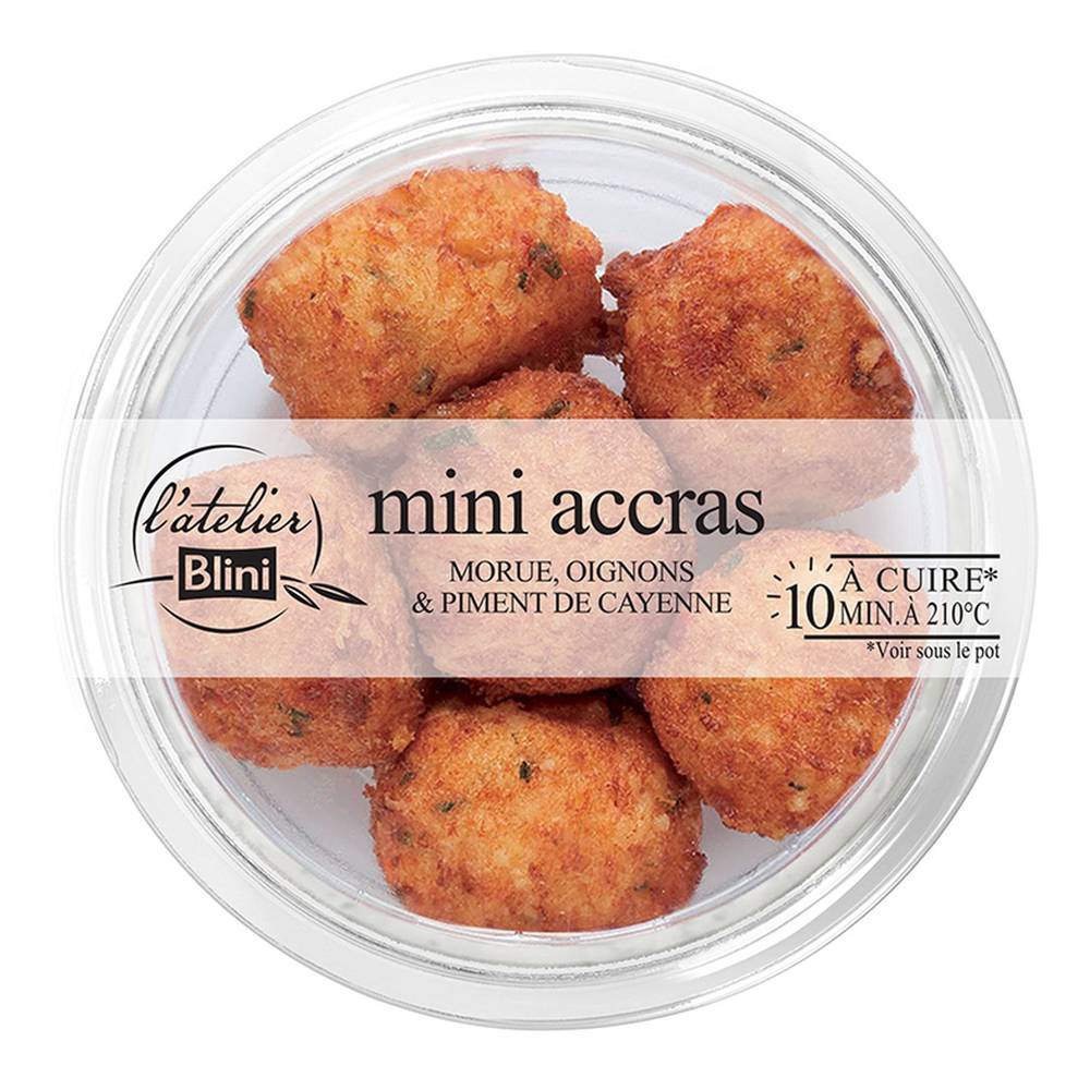 L'atelier Blini - Accras de morue (120g)