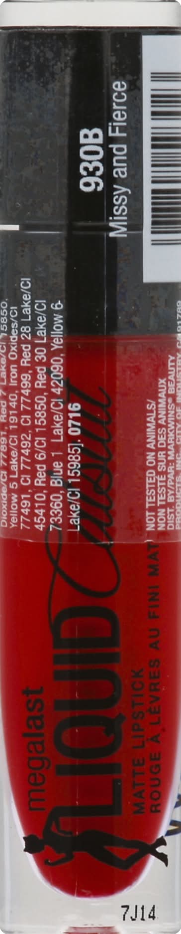 wet n wild 930B Missy and Fierce Megalast Catsuit Lipstick (0.21 oz)