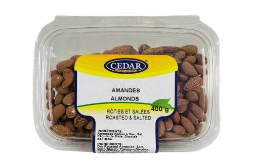 Cedar · Roasted salted almond - Amande rotie salee
