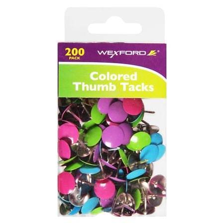Wexford Color Thumbtacks (200 ct)