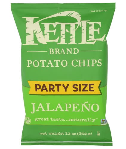 Kettle Hot Jalapeno Kettle Potato Chips, Sharing Size