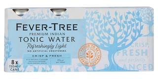 Fever-Tree Refreshingly Light Tonic Water 8 x 150ml