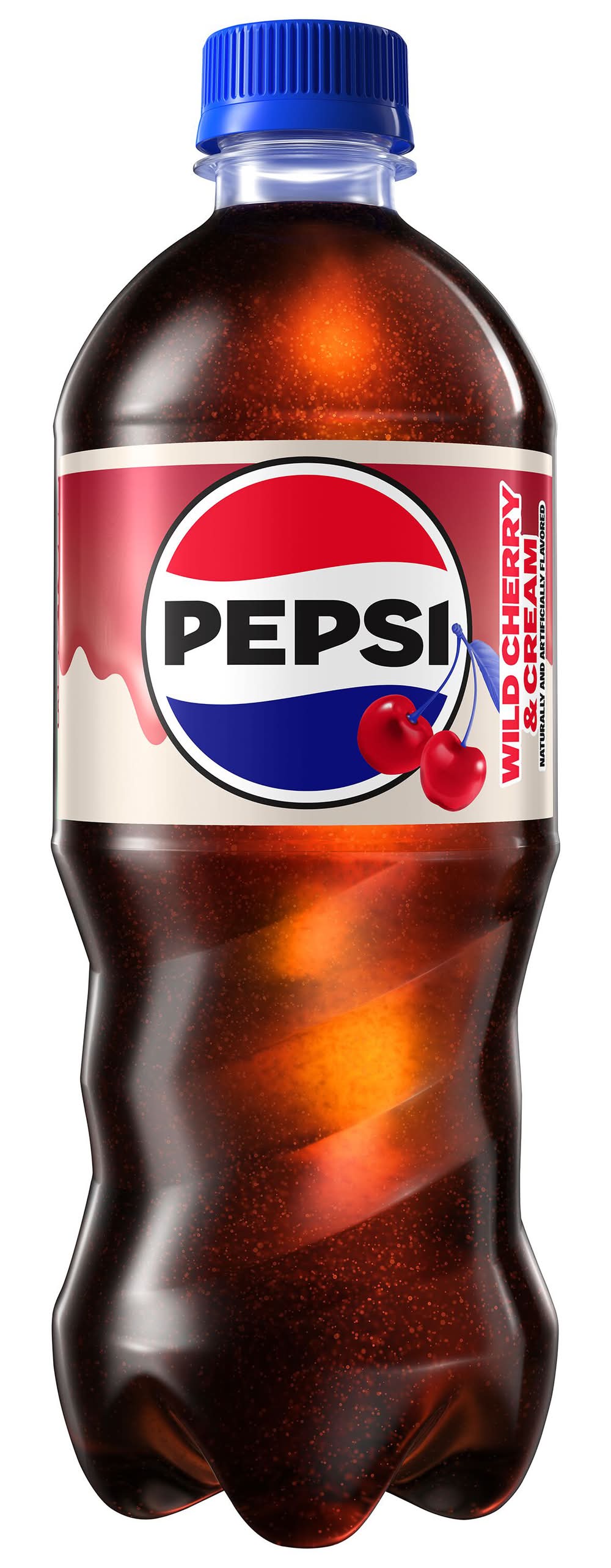 Pepsi Soda, Wild Cherry & Cream (20 fl oz)
