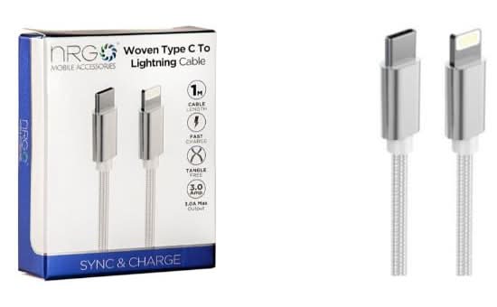 Fast Charge Type-C to Lightning Cable