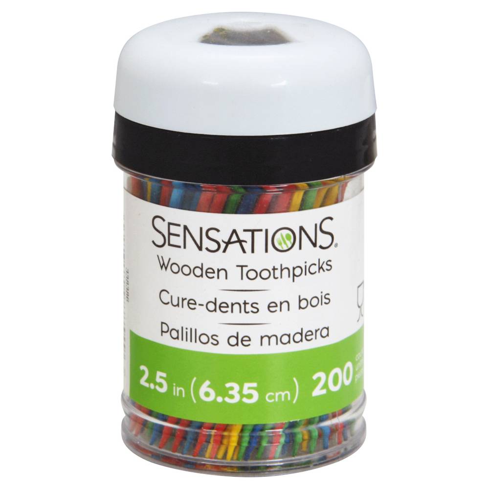 Sensations Wooden Toothpicks (200 ct)