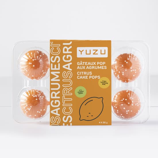 GÂTEAUX POP AUX AGRUMES / CITRUS CAKE POPS