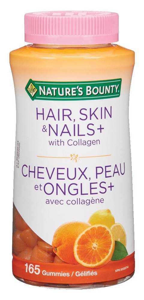 Nature's Bounty Hair Skin Nail Collagen Gummies (165 units)