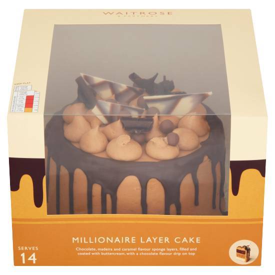 Waitrose & Partners Millionaire Layer Cake (948g)