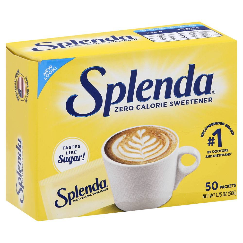 Splenda Zero Calorie Sweetener (1.75 oz, 50 ct)