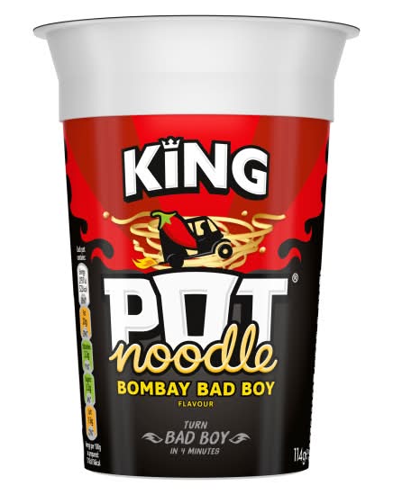 Pot Noodle Bombay Bad Boy, Instant Vegetarian Noodle (114g)