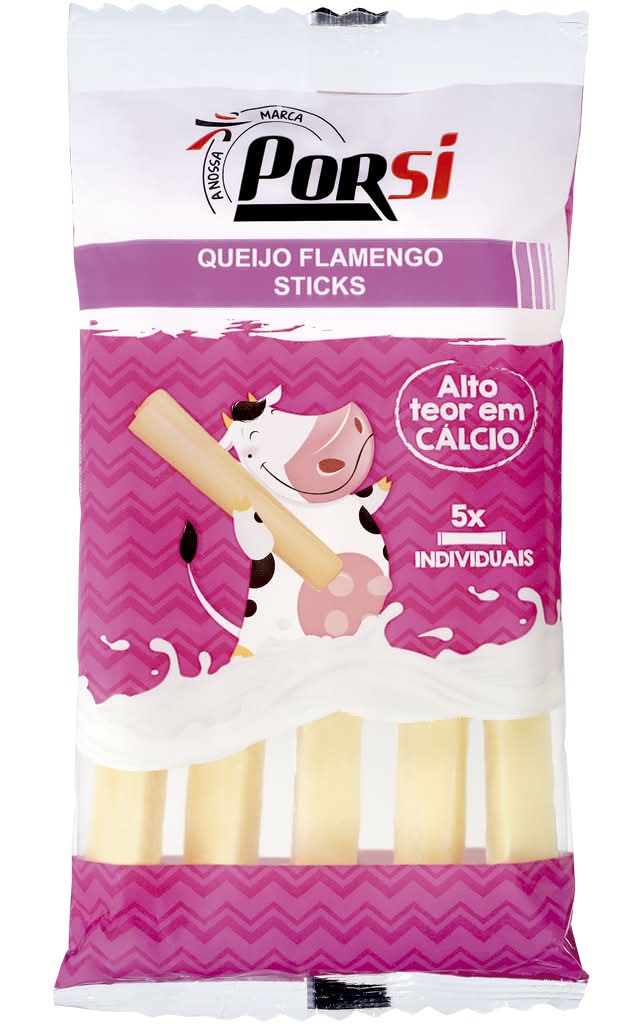 PorSi - Queijo flamengo sticks 5x20g, 100g