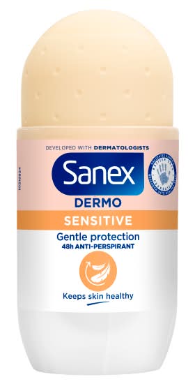 Sanex Dermo Sensitive Antiperspirant Roll on Deodorant (50ml)