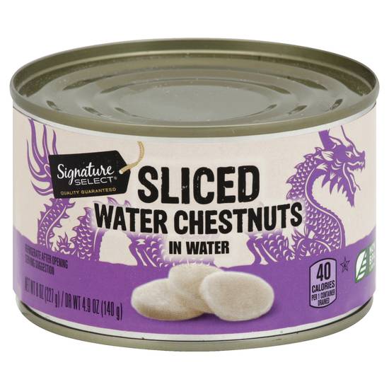 Signature Select Sliced Water Chestnuts (8 oz)