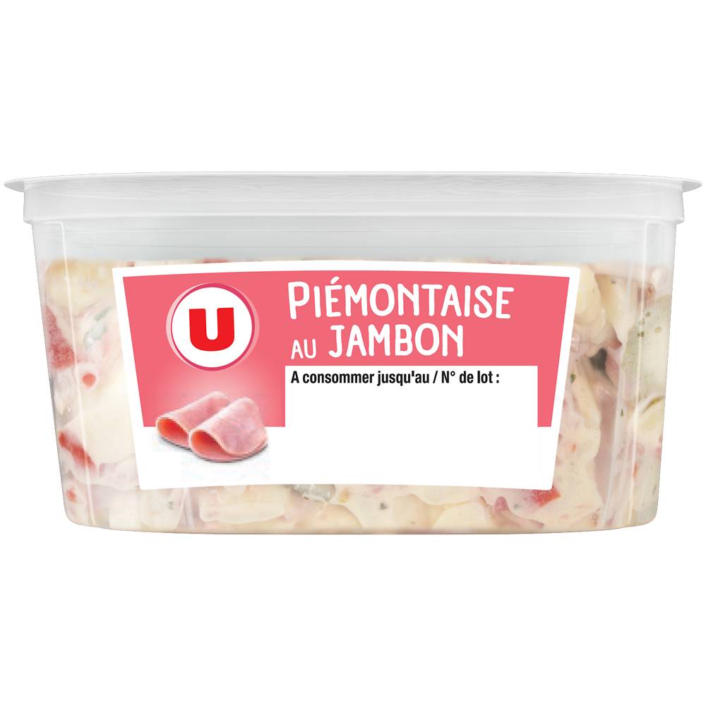 Les Produits U Piémontaise au jambon